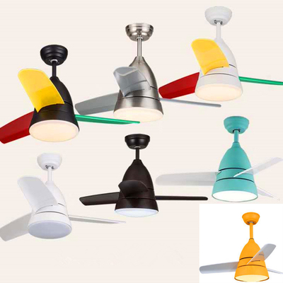 Household Decorative Remote Operated Ceiling Fan Energy Saving AC 110-240V