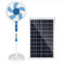Phosphate Battery 15W 24000mah Solar Pedestal Fan Remote Control