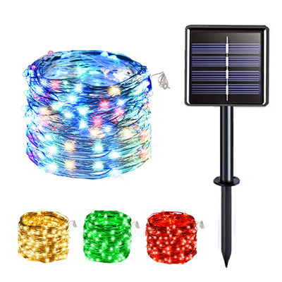 Solar Panel IP44 22m Garden LED String Lights 50 100 200 300 Led Rohs