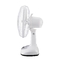 SMD Light 12 Inch Rechargeable Table Fan 2 Speed DC Copper Motor