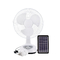 AC DC 12 Inch Rechargeable Fan Solar Energy 10W With Power Bank Function