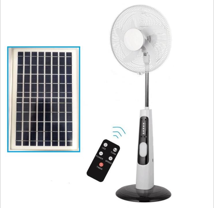 Floor Stand 5Ah Battery 32 SMD Electric Pedestal Fan AC DC SAA